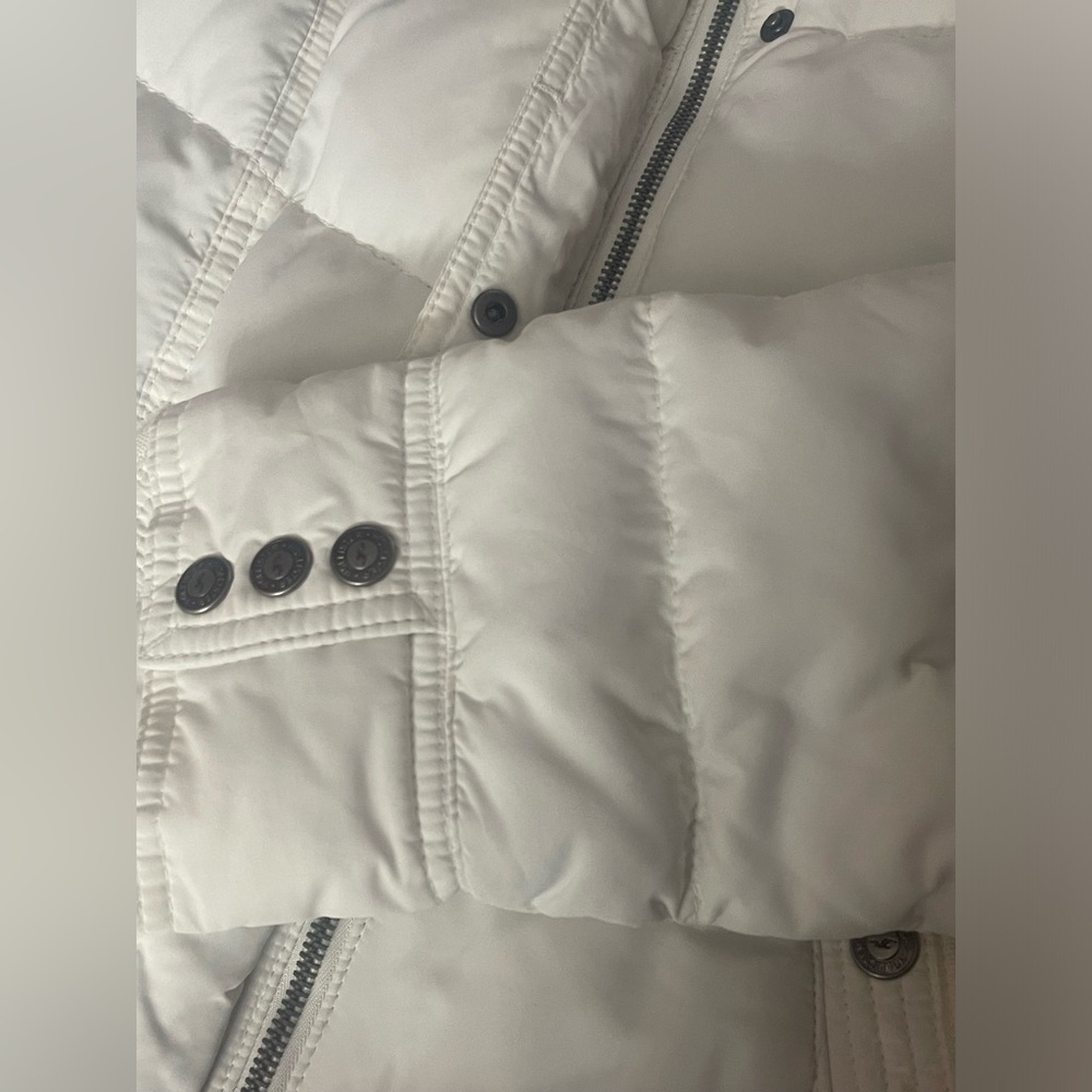 Jennifer body cream white  Puffer Jacket hollister vintage rare gap hoodie - Picture 8 of 15